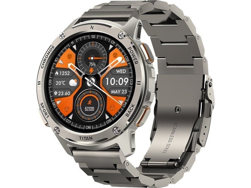 Maxcom Išmanusis Laikrodis Fw110 Titan Chronos Sidabrinė