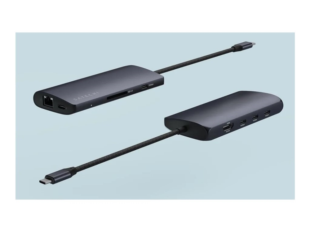 Satechi - Dockingstation - Usb-C / Usb4 / Thunderbolt 3 / Thunderbolt 4 - Hdmi, Usb-C, Thunderbolt 4, Usb4 - 1Gbe