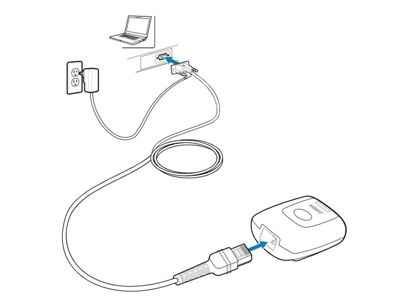 Zebra - Serielt Kabel - Rs-232 Til Rj-50 - 2.13 M