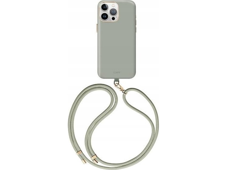 Uniq Dėklas Coehl Creme Apple Iphone 15 Pro 6.1"Magnetic Charging Pilkos Spalvos