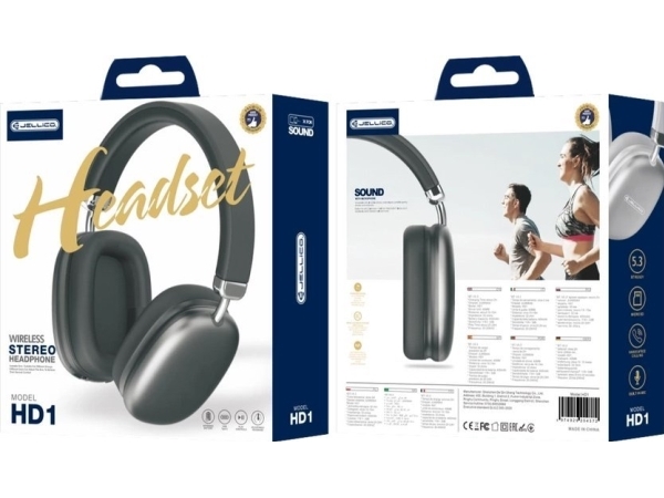 Jellico Jellico Hd1 Kabellose On-Ear-Kopfhörer Schwarz