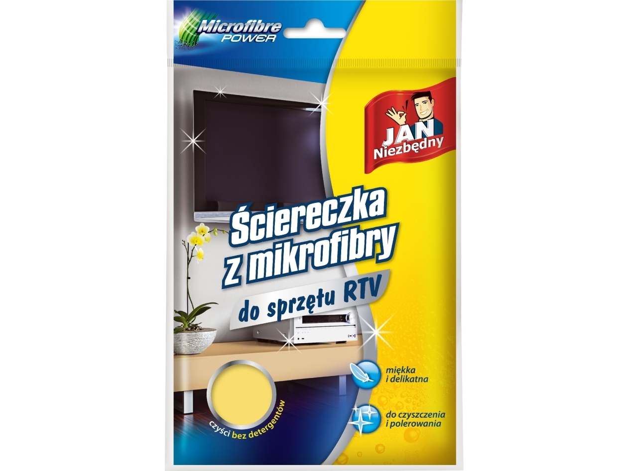 JAN Niezbędny JN Śśreczka z mikrofibry do sprz.RTV - 8571014182