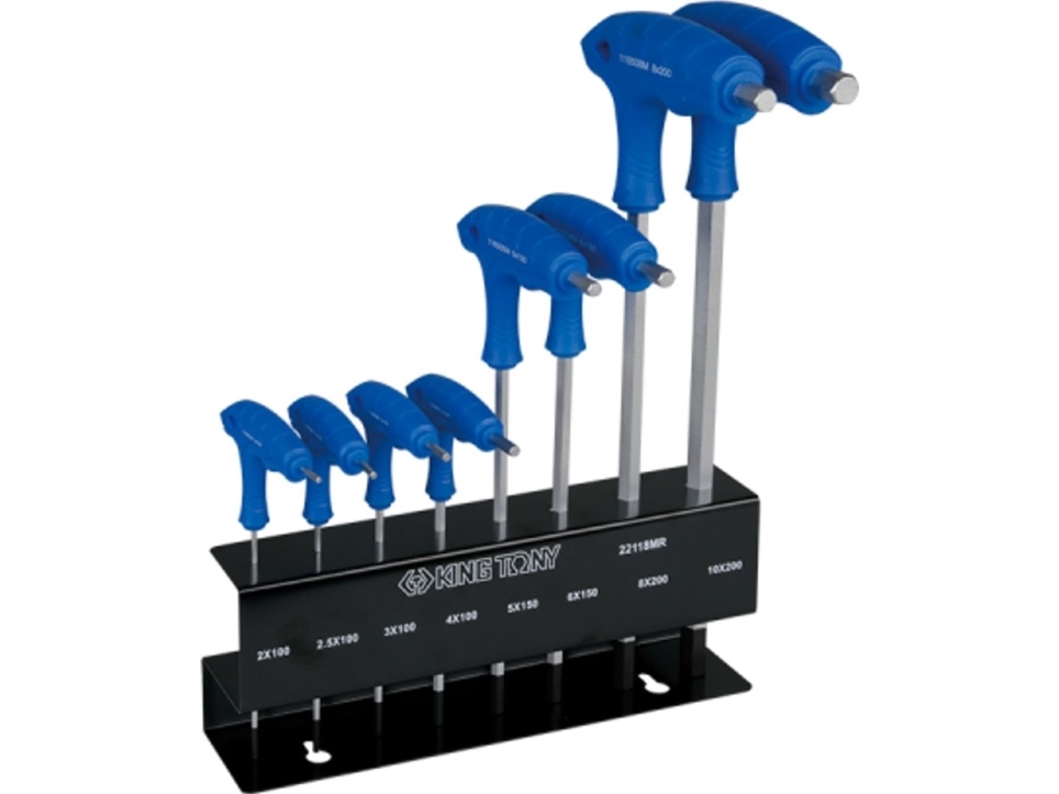 L Insexnyckelsats 22118MR 2-10mm 8 stycken | Verktyg & Verkstad - Skruvmejsel - Sexkantnycklar | GameStuff