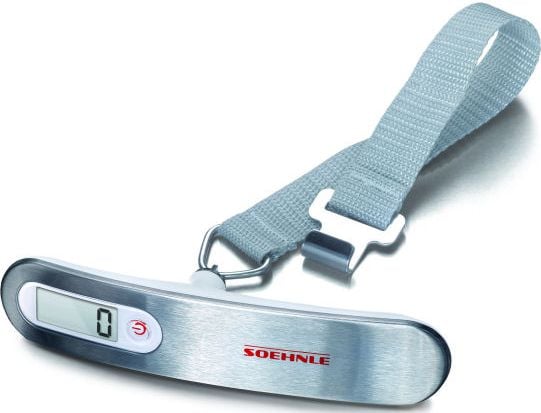 Soehnle Travel, Elektronisch, 50 Kg, Grau, Weiß, 30 Mm, 150 Mm, 50 Mm