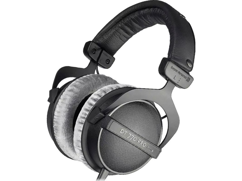 Beyerdynamic Dt 770 Pro, Kabelgebunden, 5 - 35000 Hz, Musik, 270 G, Kopfhörer, Schwarz