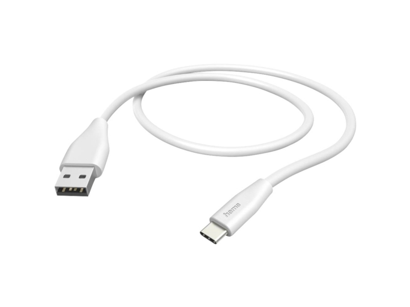 Hama Usb-A Til Usb-C, 1,5 M Hvid