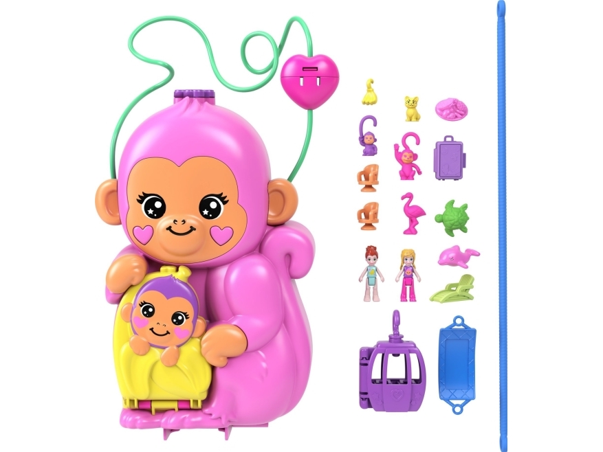 Mattel Polly Pocket Monkey Fun Set
