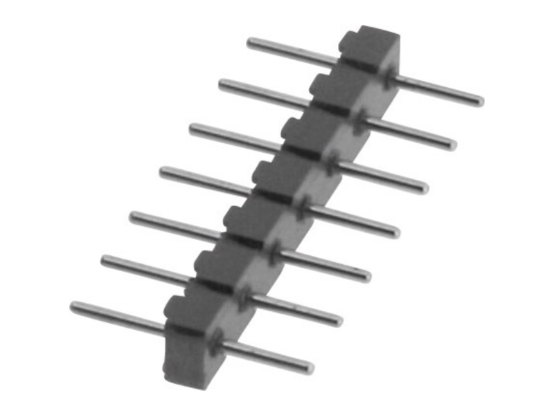 Conrad Tc-190408-040-1-00, Pin Strip, Sort, Lige, Termoplast, Kobberlegering, 2,54 Mm²