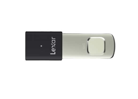 Lexar Jumpdrive Fingerprint F35 Pro - Usb Flashdrive - 64 Gb