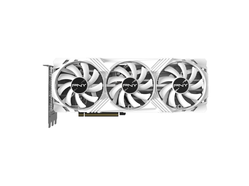 Pny Geforce Rtx 4070 Ti Super Verto Oc White 16gb Gddr6x Grafikkort Vcg4070ts16tfwxpb1 O Fra Pny Technologies