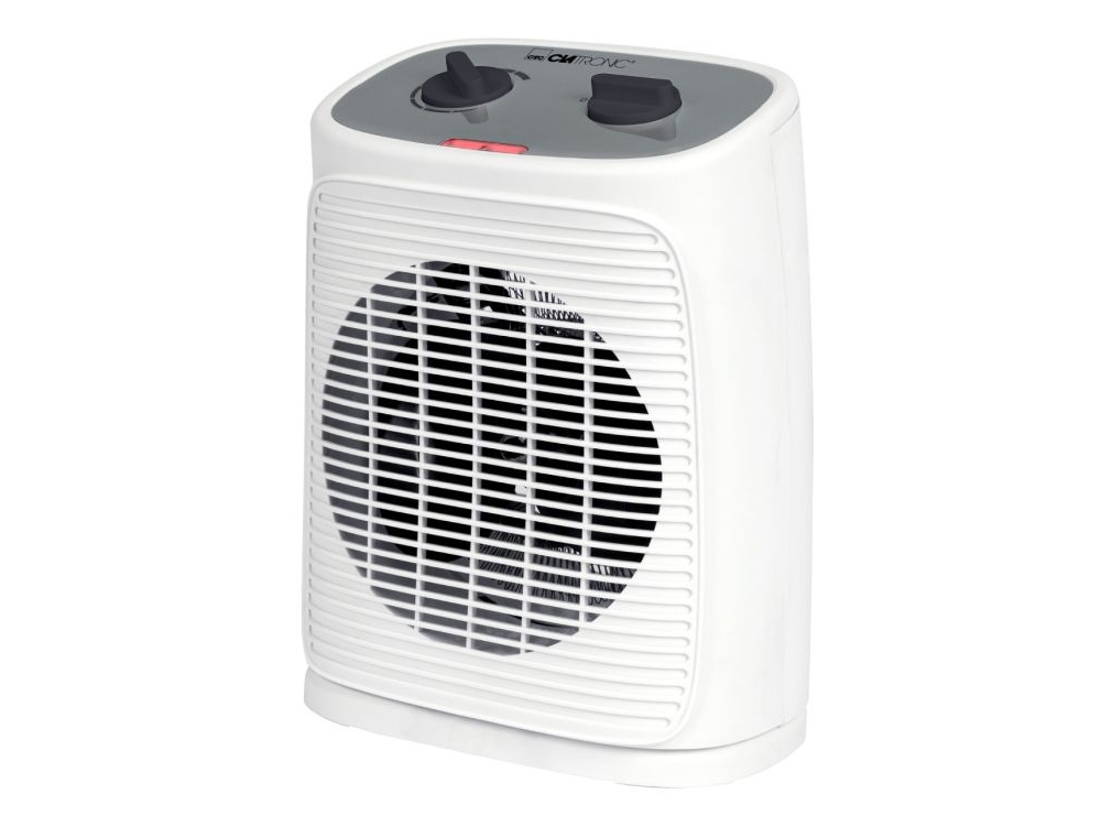 Clatronic HL 3800, Elektrisk värmefläkt, inomhus, Golv, Vit, Rotations-, 2000 W