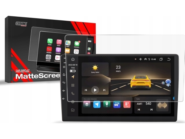 Radio Samochodowe Grizzglass Folia Matowa Cardisplay Protection Do Android Radio Djkd 9"