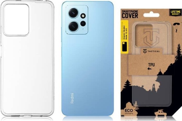 Fodral Taktiskt Tpu Skydd Transparent För Xiaomi Redmi Note 12 4g