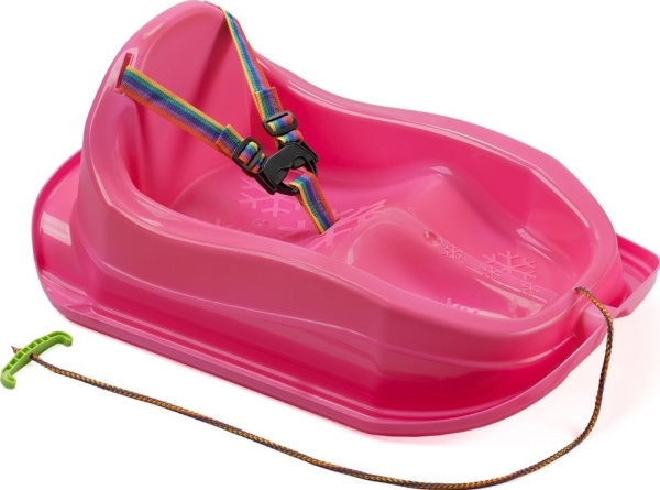 Marmat juleglide/metalbobsleigh på sne til børn MARMAT Pink