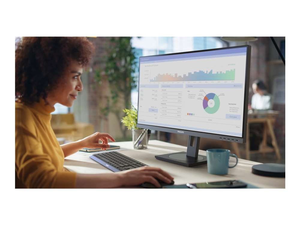 Philips 27B1u3900 - 3000 Series - Led-Display - 27" - 3840 X 2160 4K @ 60 Hz - Ips - 350 Cd/M² - 1000:1 - 4 Ms - 2Xhdmi, Displayport, Usb-C - Lautspr