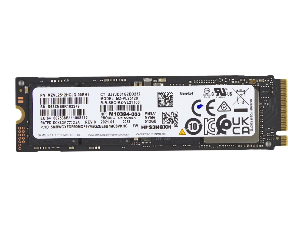 Hp - Ssd - 512 Gb - Intern - M.2 2280 - Pcie 4.0 X4 (Nvme) - For Elitebook 640 G11 Notebook, 665 G11 Notebook, 830 G11 Notebook, 840 G11 Notebook