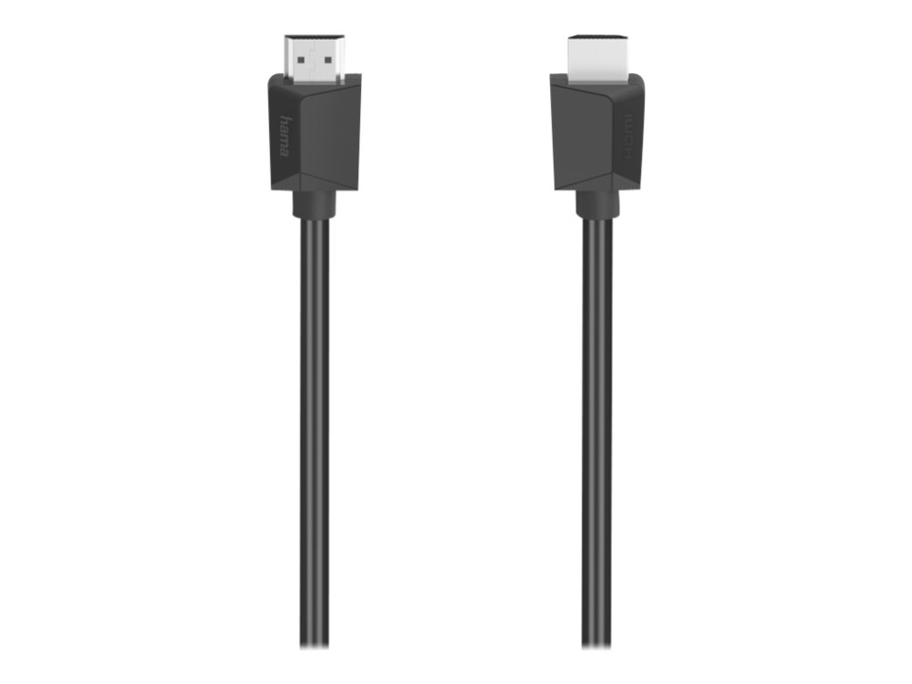 Hama - High Speed - Hdmi-Kabel Med Ethernet - Hdmi Han Til Hdmi Han - 75 Cm - Afskærmet - 4K Support