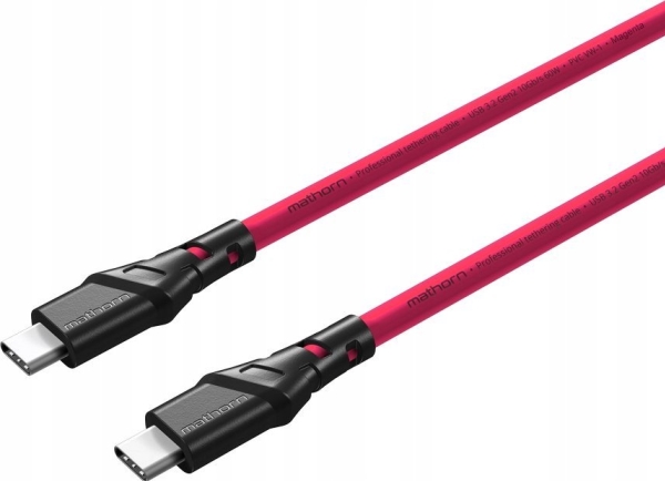 Usb-C Kabel 2 X Usb-C 5 M Rød (Mtc-510M)