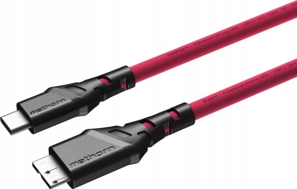 Kabel Usb Eaton Kabel Fotograficzny Mathorn Mtc-530M 5M 10Gbps Usb C - Microb Magenta