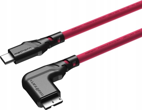 Kabel Usb Ednet Kabel Fotograficzny Mathorn Mtc-531M 5M 10Gbps Usb Ca - Microb 90° Magenta