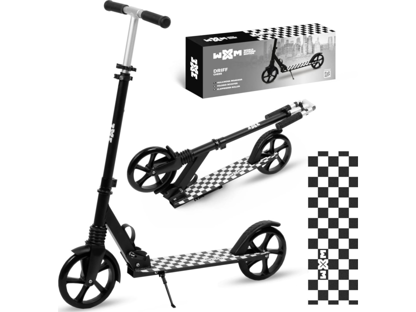 Sparke-/løbehjul WXM Driff sort (HSDRIB01)