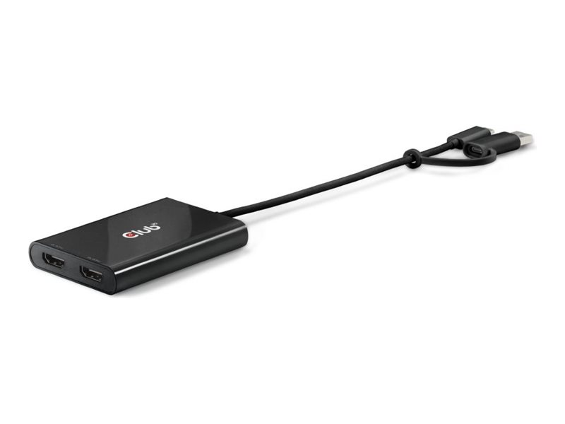 Club 3D - Videoadapter - 24 Pin Usb-C, Usb Typ A (Han) Bis Displayport (Hun) - 4K60 Hz Unterstützung