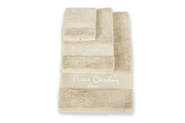 Pierre_Cardi Towel Setx3 Pier Card 2133 Taupe 450Gsm