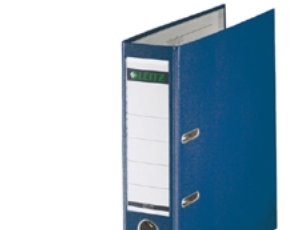 Leitz Plastic Lever Arch File PP 80mm Dark blue, A4, Blå, 285 mm, 318 mm | Arkivering - Presentationsmappar och omslag - Plug Binder | GameStuff