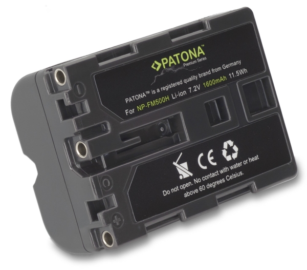 Patona Fotobaterie Pro Sony Np-Fm500h 1600Mah Li-Ion Premium Akku - Pt1167