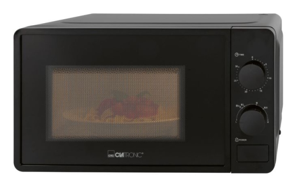 Clatronic Mw 791, Bordplade, Solo Mikroovn, 20 L, 700 W, Dreje, Sort