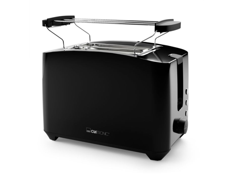 Clatronic Ta 3801, 2 Scheibe(N), Schwarz, Tasten, Drehregler, 750 W, 220 - 240 V, 50/60 Hz