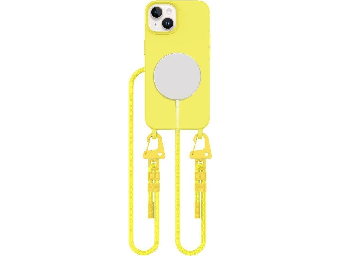 Tech-Protect Magnecklace Magsafe Cover Til Iphone 15 - Gul