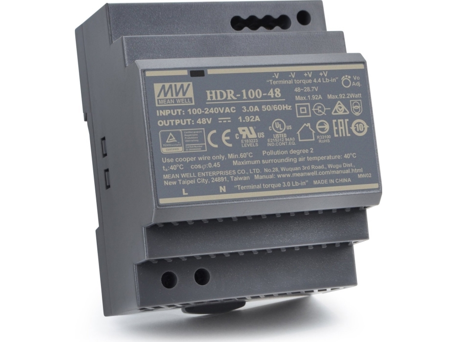 Mean Well 48V-Netzteil Für Din-Schiene Th35 100W Mean Well Hdr
