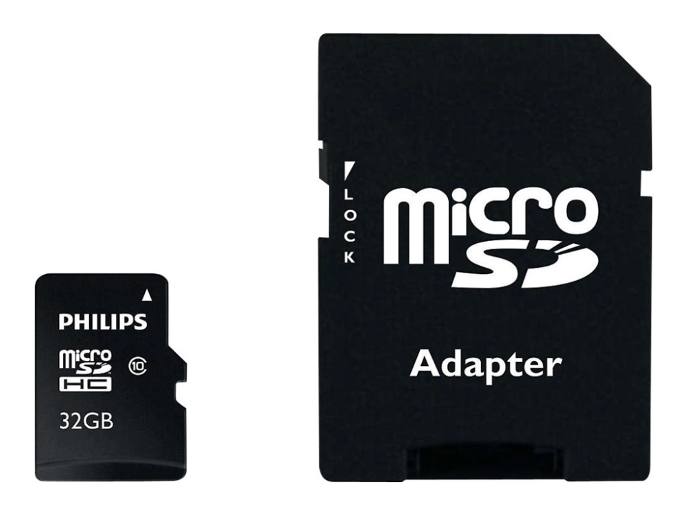 Philips Fm32mp45b - Flash-Minneskort (Adapter, Microsdhc Till Sd Inkluderad) - 32 Gb - Class 10 - Microsdhc Uhs-I