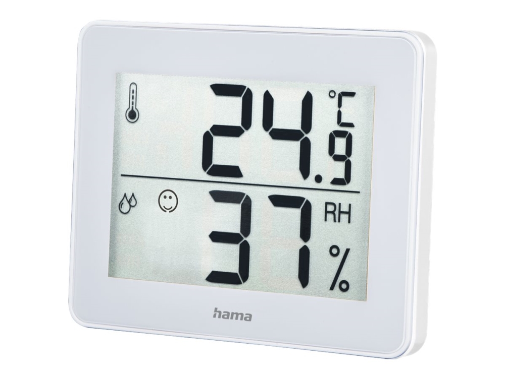 Hama Th-130 - Termo-Hygrometer - Digital - Hvid