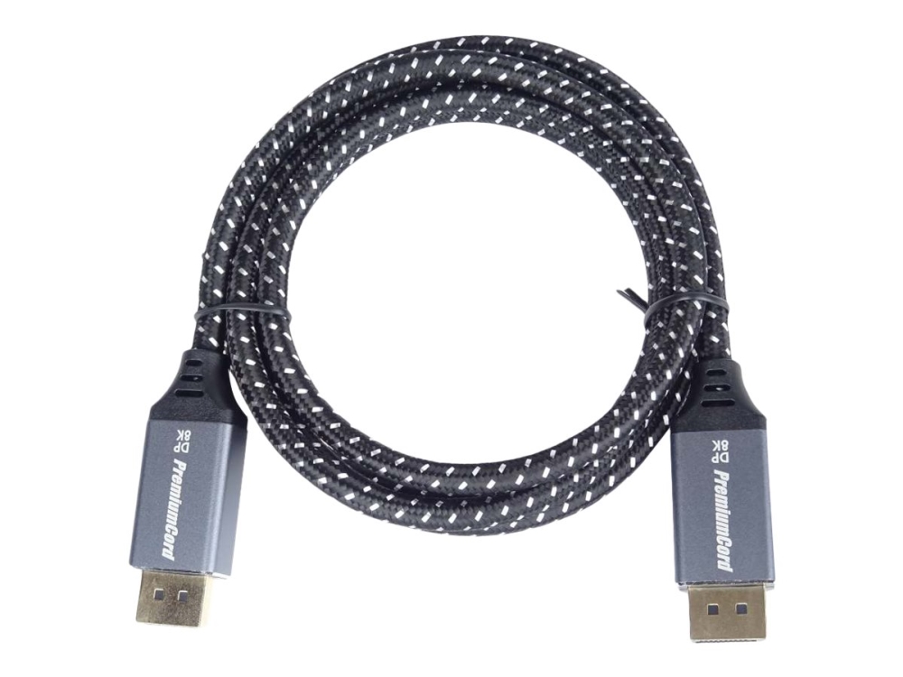 Premiumcord Displayport-Zu-Displayport-Kabel 1,5 M Schwarz (Kport10-015)