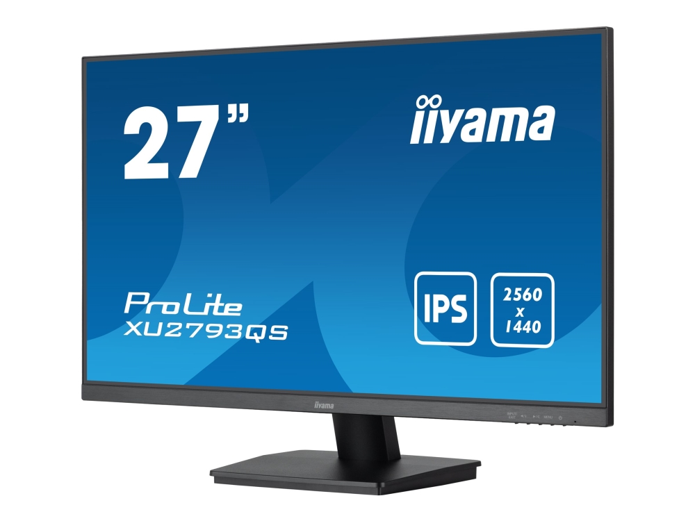 Iiyama Prolite Xu2793qs B7 Led Skærm 27  " 2560 X 1440 Qhd @ 100 Hz Ips 300 Cd/m² 1300:1 1 Ms Hdmi Displayport Højtalere Sort Mat