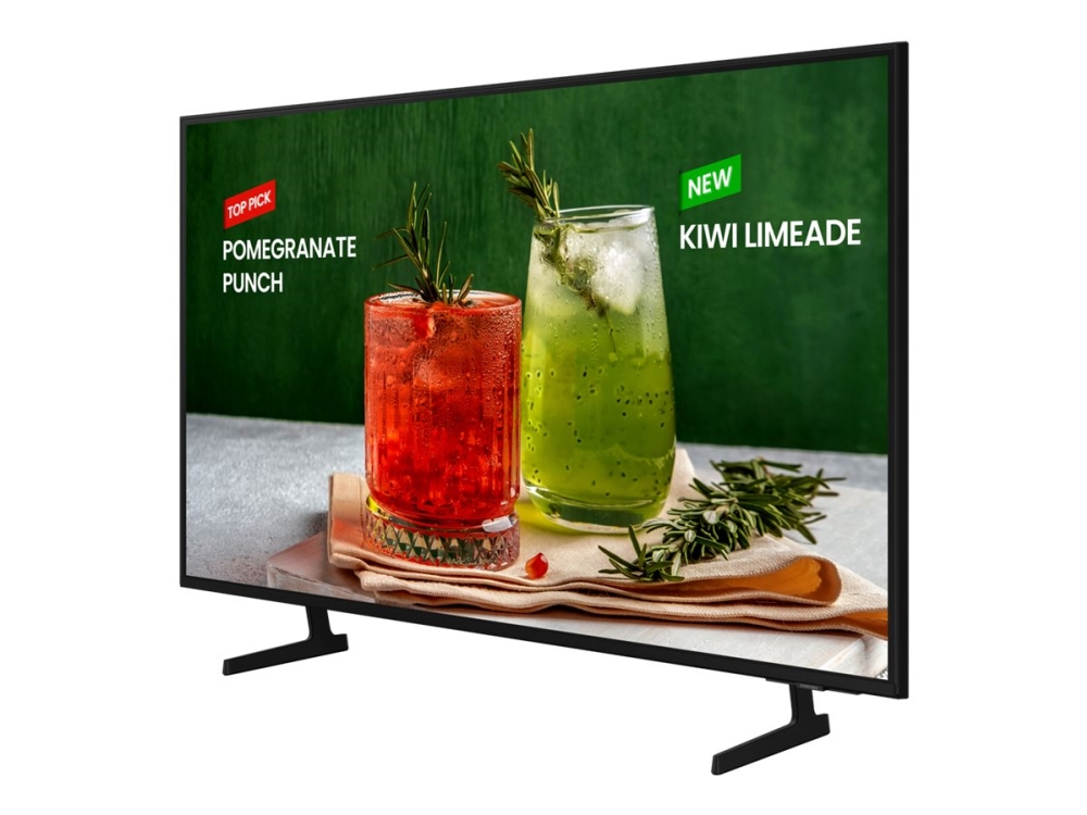 Samsung Be55d   Diagonal Klasse Bed Series Led Bagbelyst Lcd Crystal Uhd Digital Skiltning Smart Tizen Uhd 2160p 3840