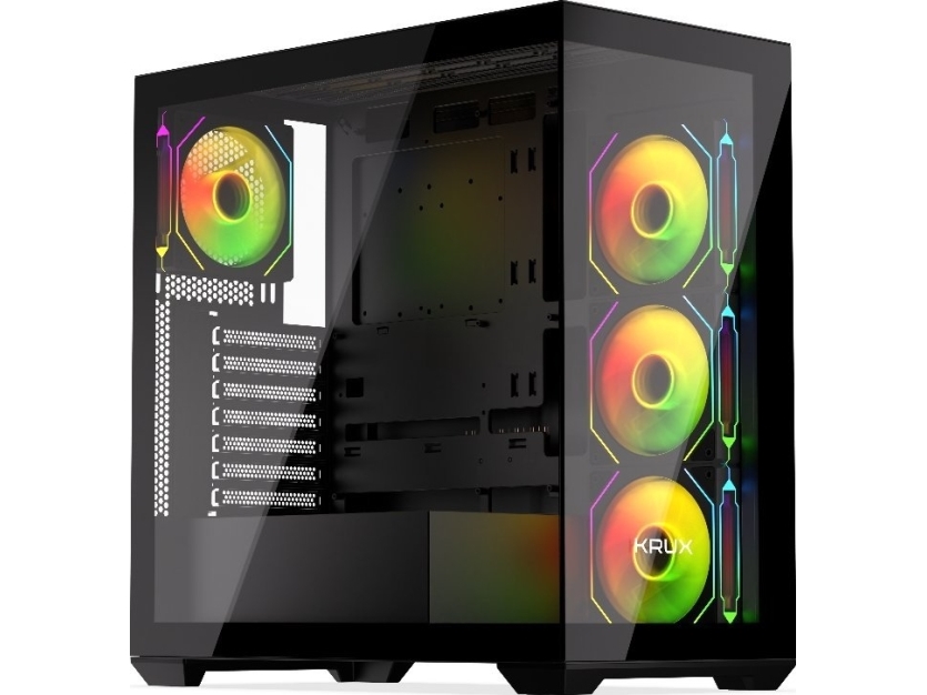 Krux Exo (Schwarz, Gehärtetes Glas X 2)