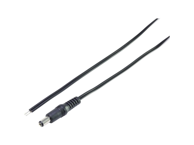 Tru Components Niederspannungs-Anschlusskabel Niederspannungsstecker - Offene Enden 5.50 / 2.10 Mm 1.20 M (1 Stk.)