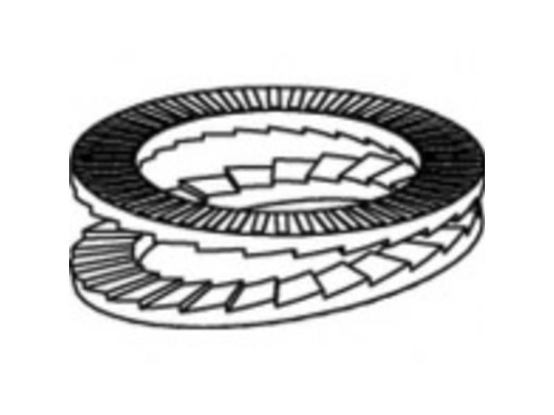 Låseskiver 88032 Rustfrit Stål A4 200 Stk Alstertaler Schrauben & Präzisionsteile 880329400035000