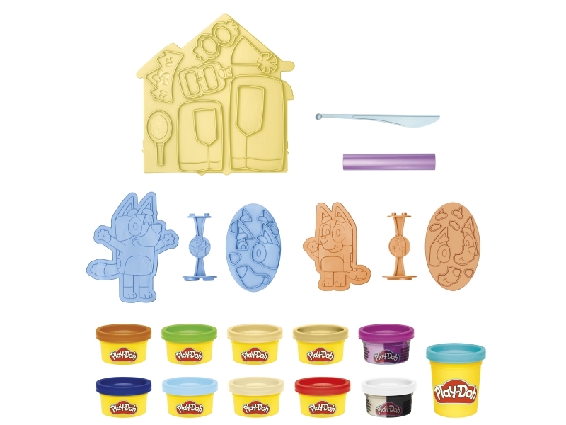 Play Doh Kitchen Creations Bluey Make  