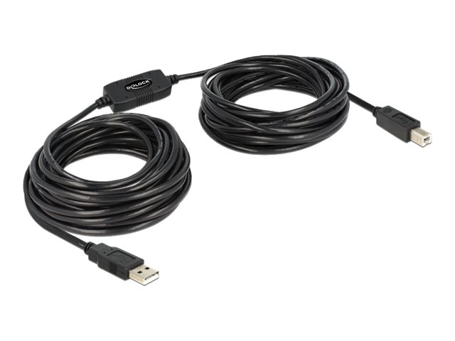 Delock - Usb-Kabel - Usb Type B (Han) Til Usb (Han) - Usb 2.0 - 11 M - Aktiv
