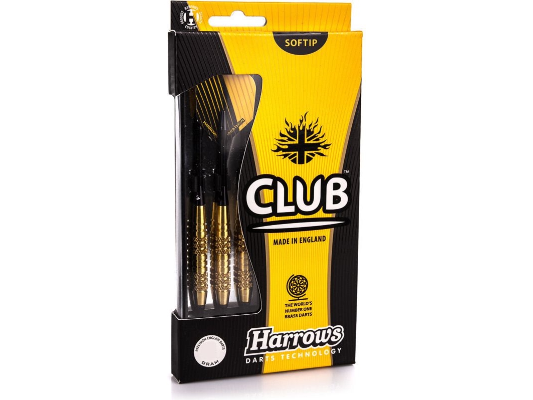 Harrows Darts strėlytės softip CLUB BRASS 3x14gK