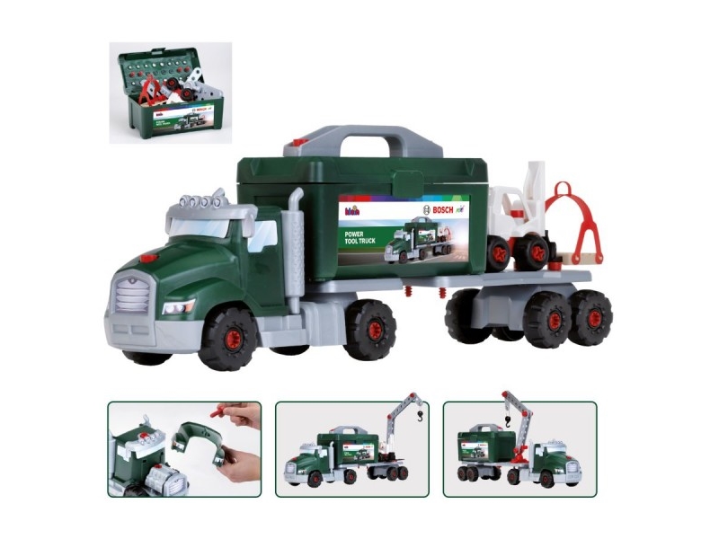 Sunkvežimis do skręcania Bosch vaikams Tool Truck 86 dalys Klein