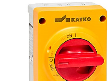 Katko Säkerhetsbrytare 3P - 16A Gul/Röd | EL Artiklar - Elcentral - Strömbrytare | GameStuff