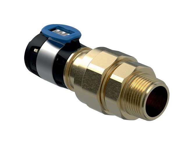 Union FlowFit np CuZn21Si3P 20x1/2 | VVS Artiklar - Rör & Kopplingar - Alupex rör och rördelar | GameStuff