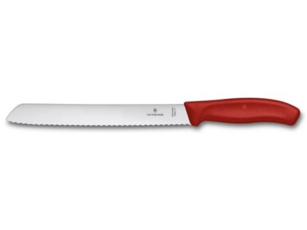 Victorinox 6.8631.21B, Bordskniv, Enstyckeskonstruktion, Rostfritt stål, Rostfritt stål, Röd, 18 mm | Köksutrustning - Knivar och brynstål - Brödknivar | GameStuff