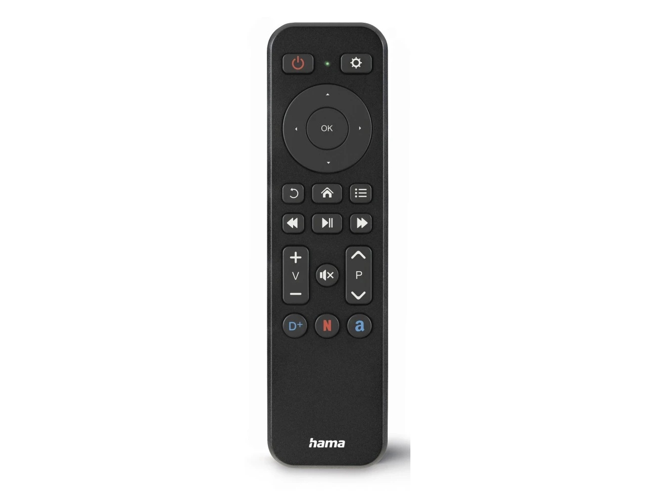 Hama 00221050, Tv, Ir Wireless, Drucktasten, Wiederaufladbar, Schwarz