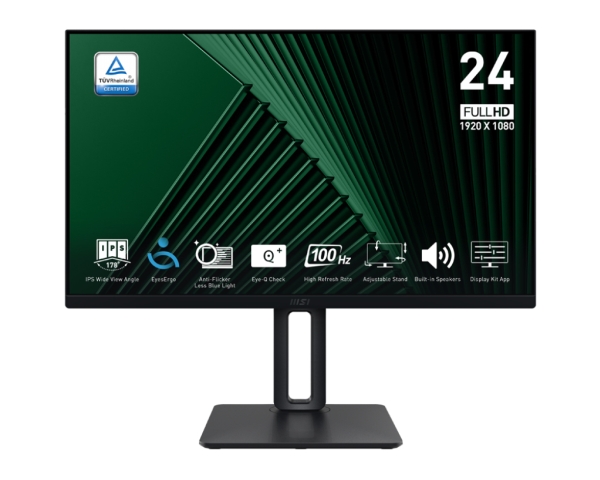 Msi - Led-Skærm - 24" - 1920 X 1080 Full Hd (1080P) - Ips